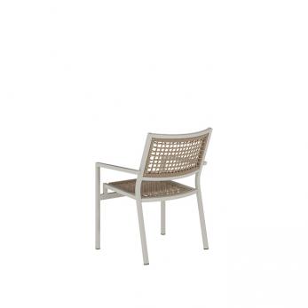 Cabana Club Rope Seat, Stacking, Dining Chair by Tropitone