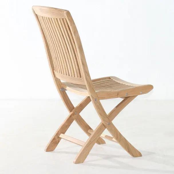 Cambria Folding Teak Side Chair