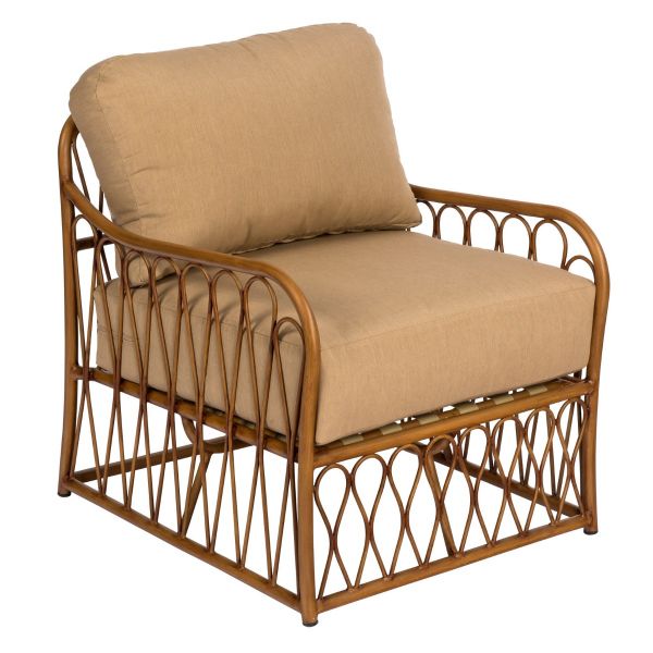 Cane Lounge Chair By Woodard