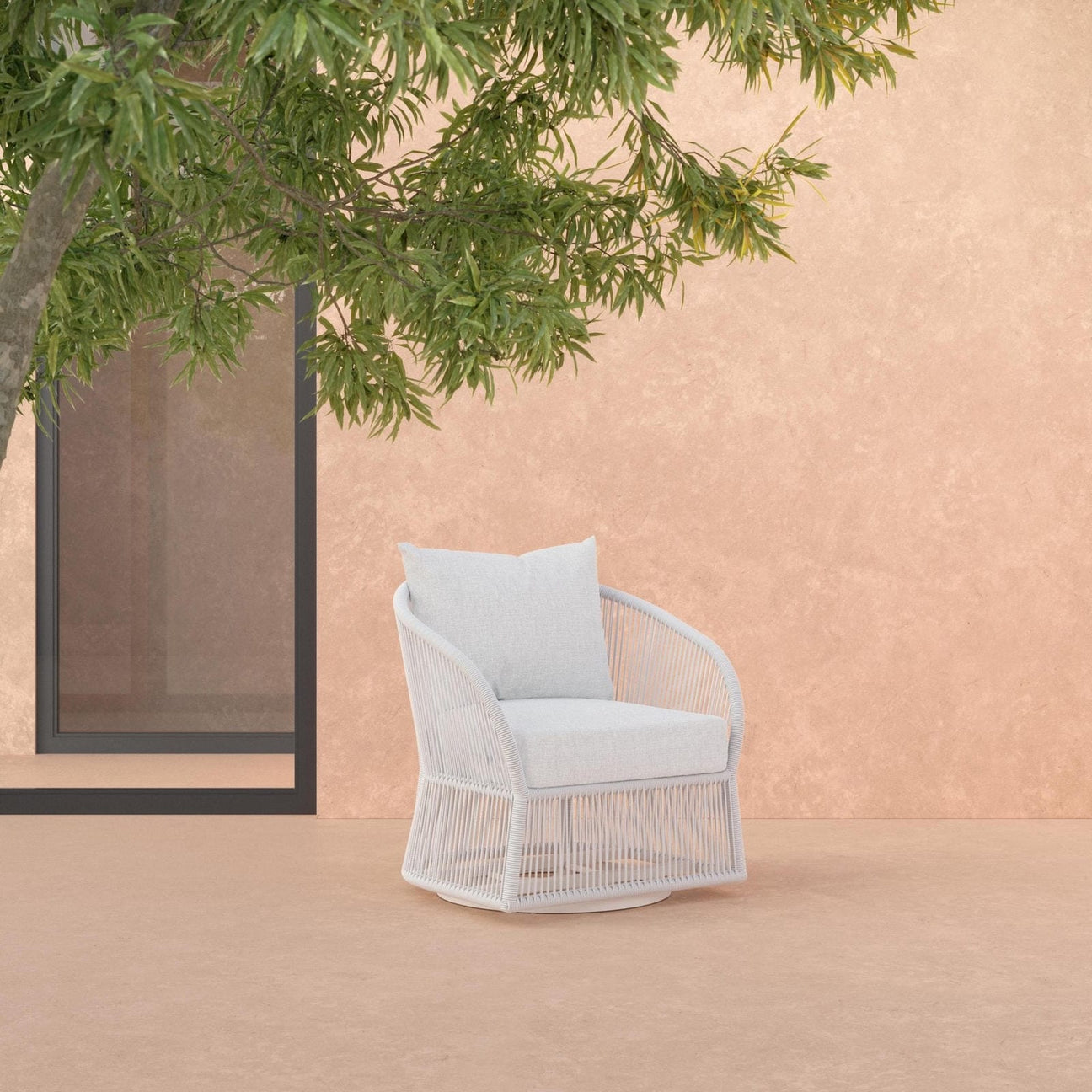 Cape Town Swivel Club Chair by Azurro Living