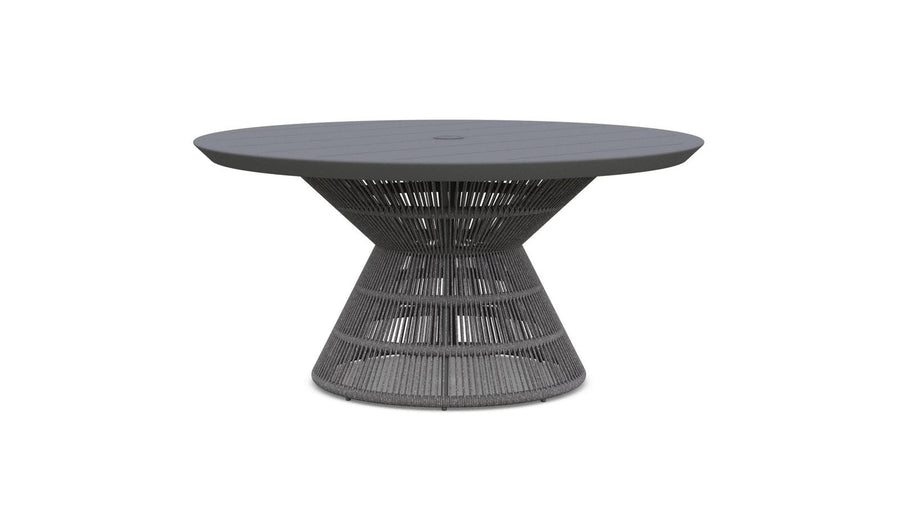 Captiva 60" Dining Table - Charcoal by Azurro Living