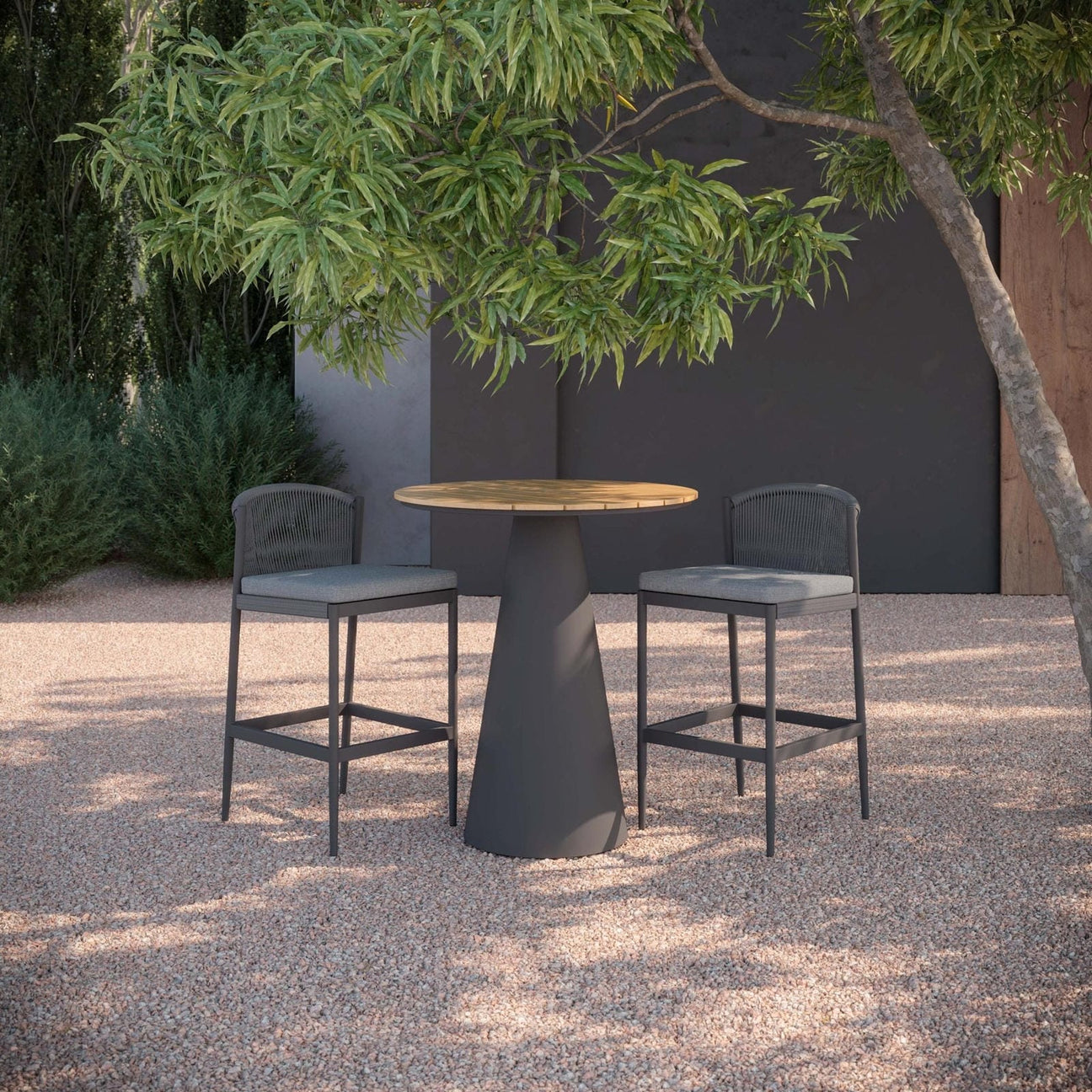Catalina Bar Stool - Ash by Azurro Living