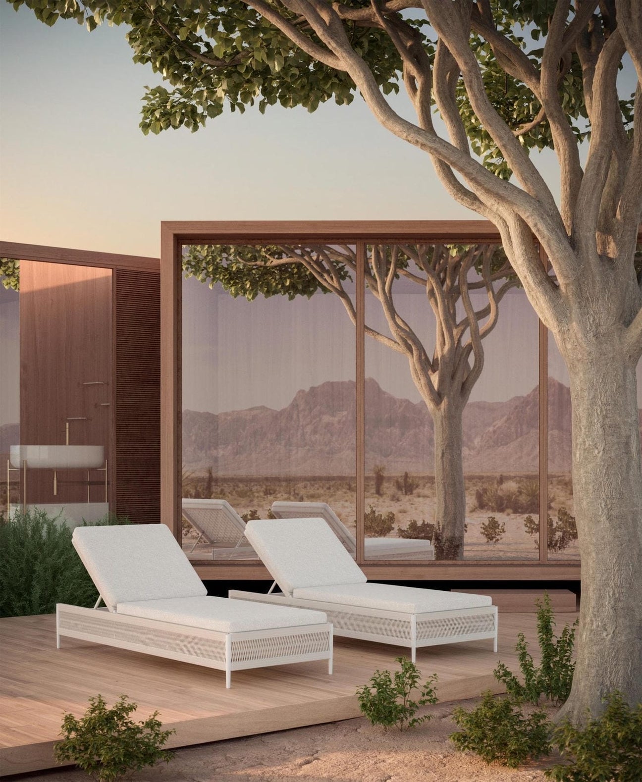Catalina Chaise Lounge - Sand by Azurro Living