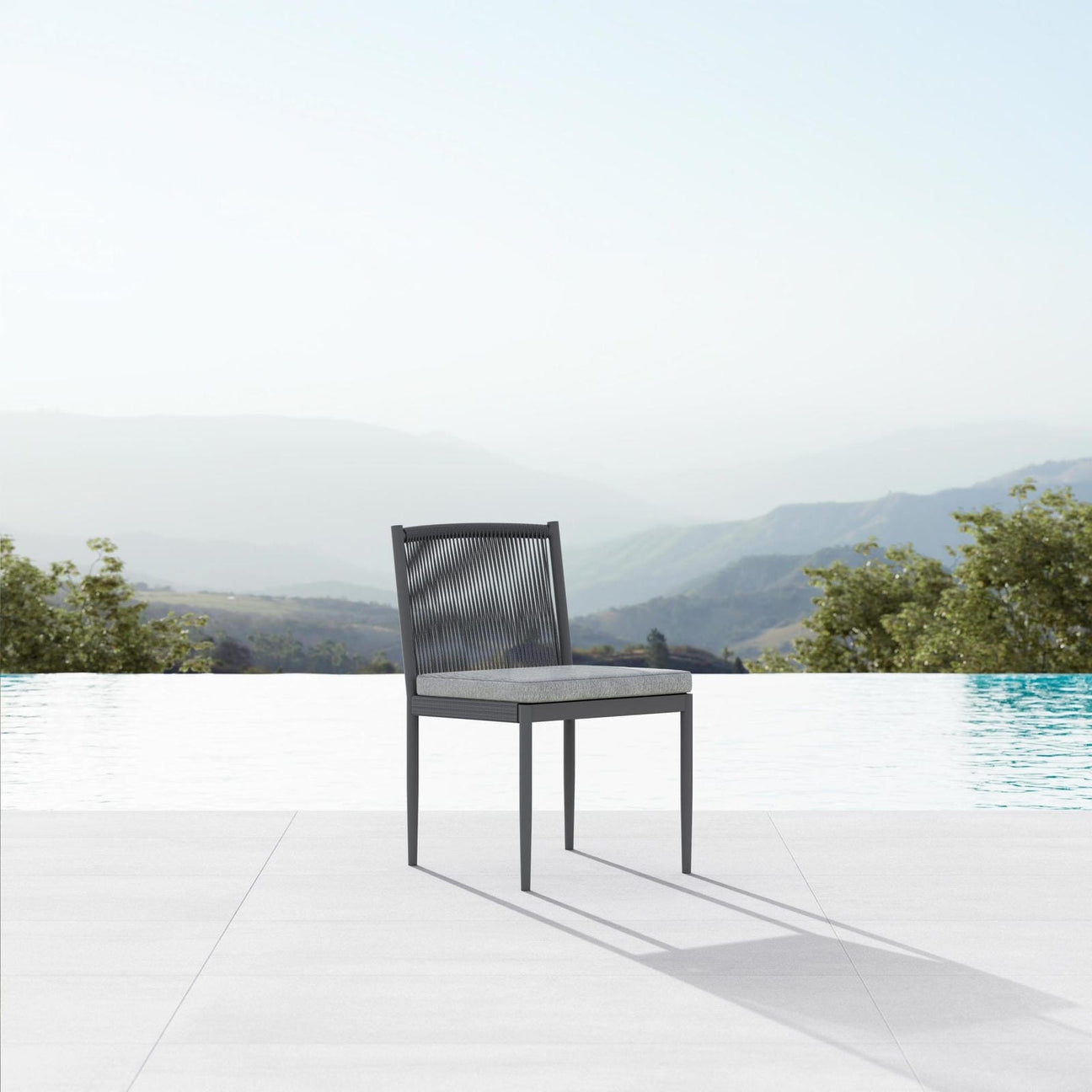 Catalina Armless Dining Chair - Ash by Azurro Living