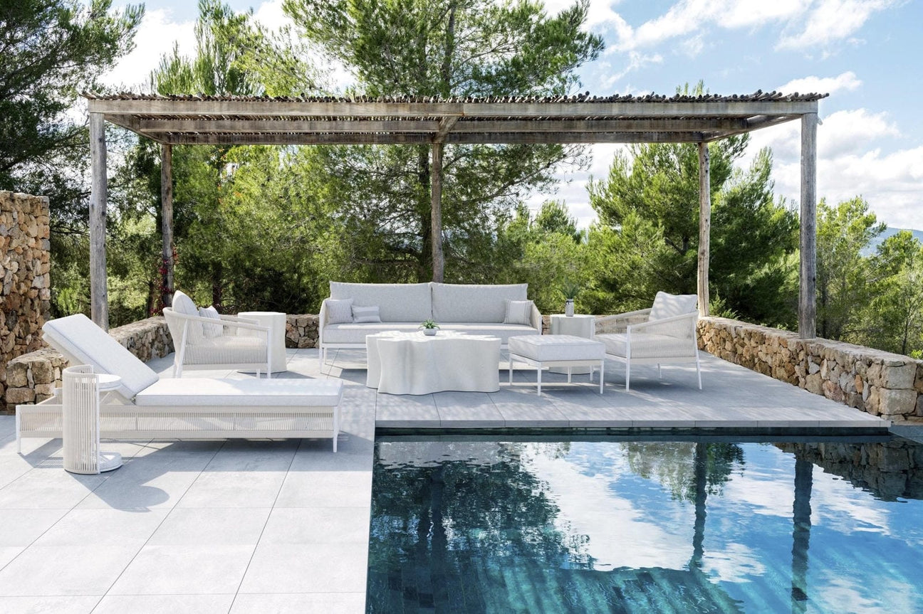 Catalina Ottoman - Sand by Azurro Living