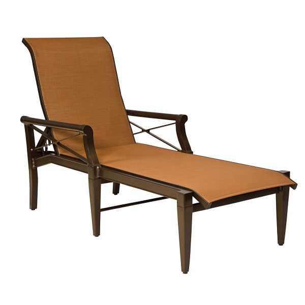 Andover Sling Adjustable Chaise Lounge by Woodard