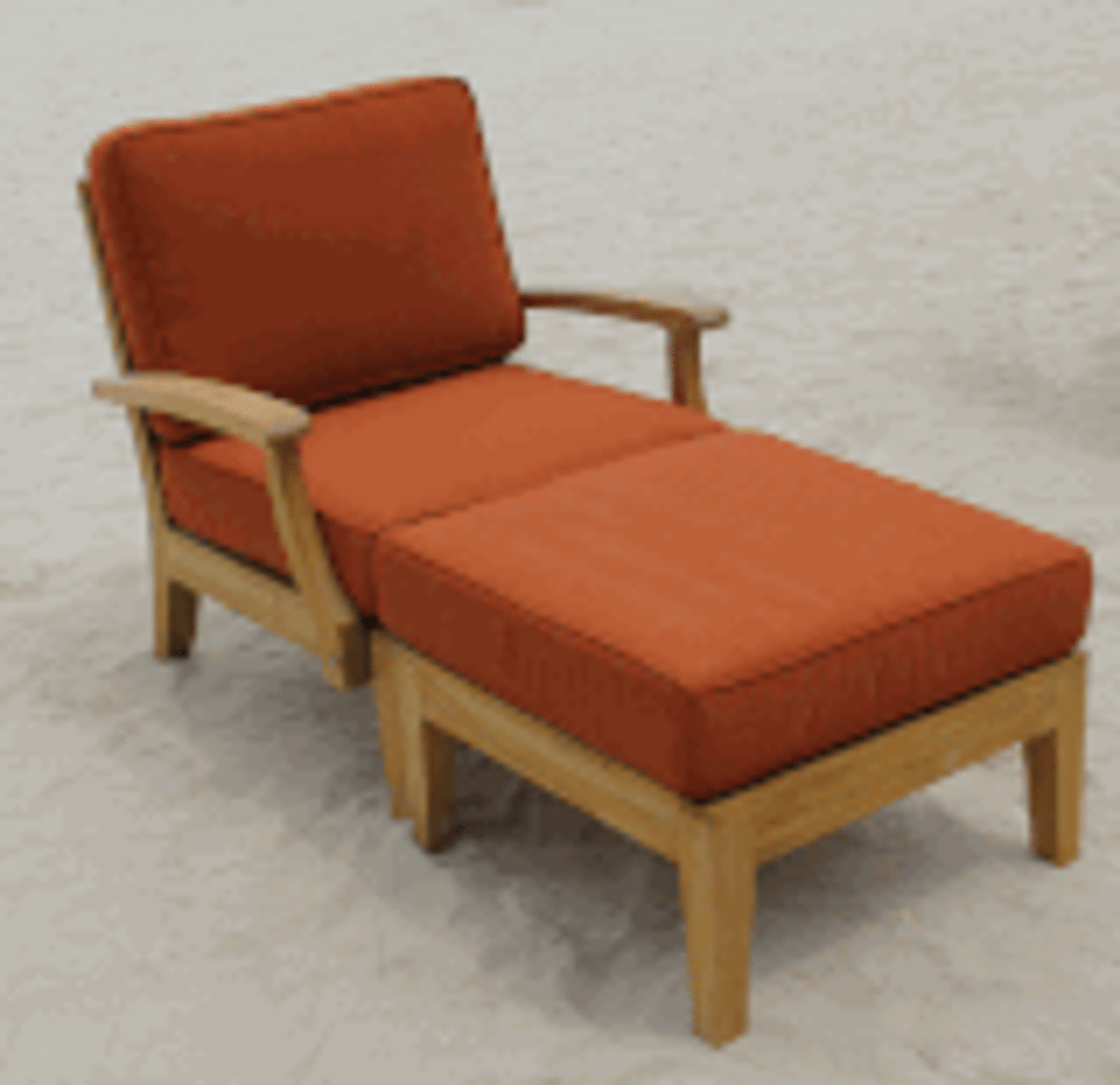 Teak Ottoman By Classic Teak