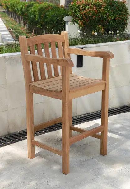 Classic Teak Bar Table Set