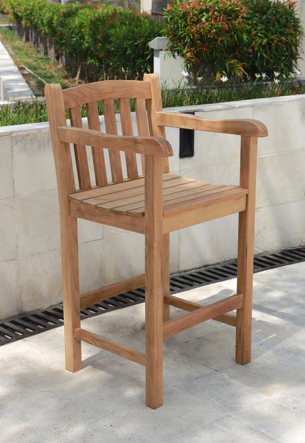 Teak Bar Arm Chair