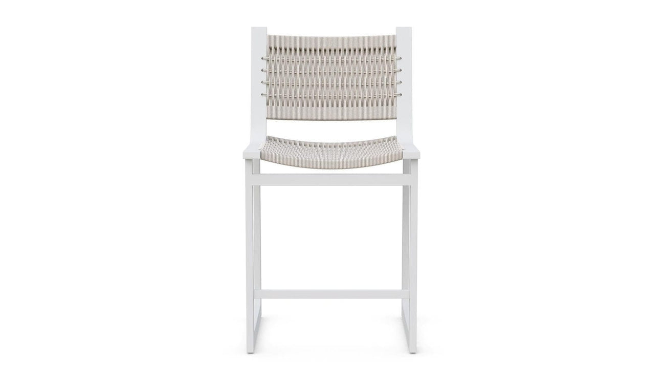 Cozumel Bar Stool - White by Azurro Living