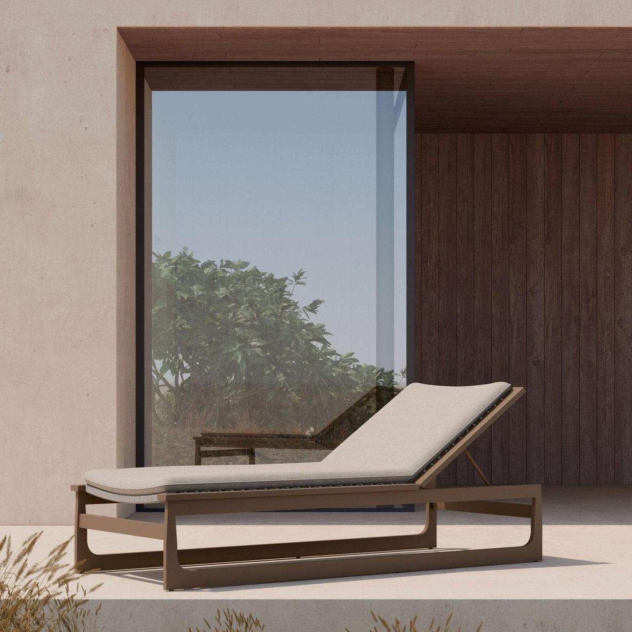 Cozumel Chaise Lounge - Bronze by Azurro Living