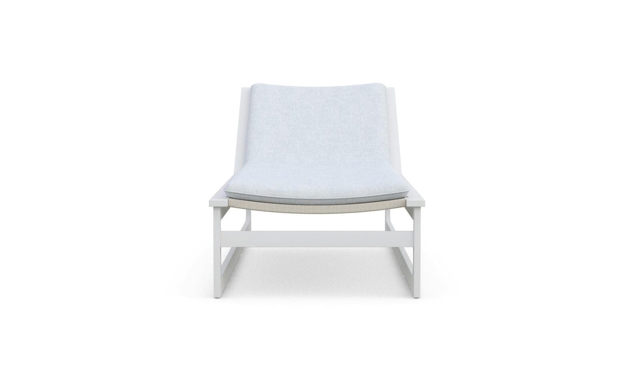 Cozumel Chaise Lounge - White by Azurro Living