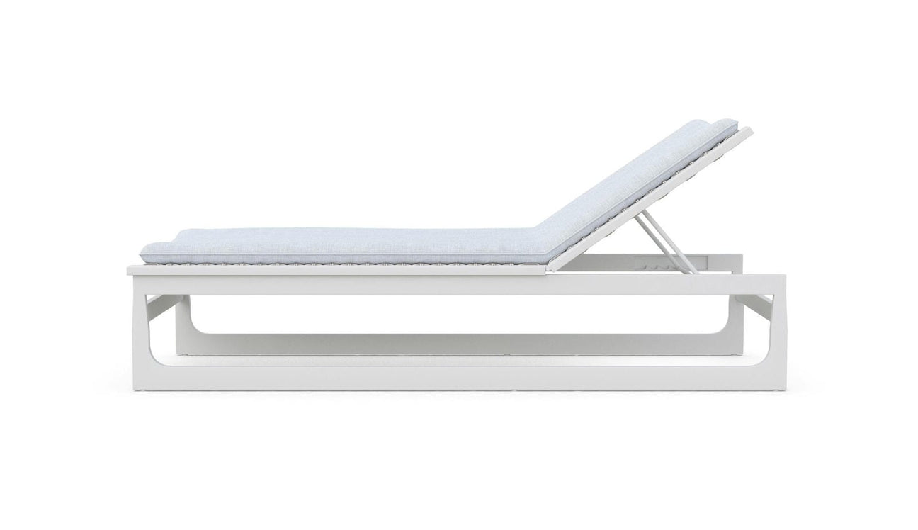 Cozumel Chaise Lounge - White by Azurro Living