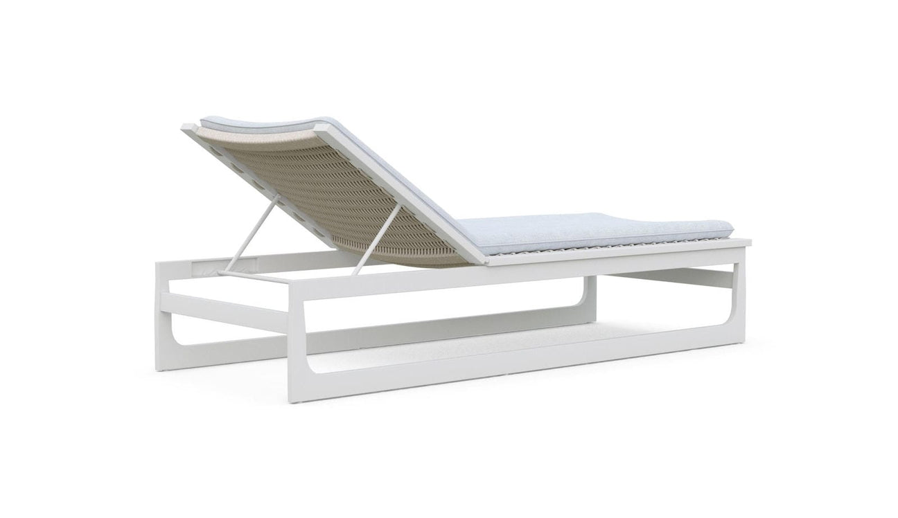 Cozumel Chaise Lounge - White by Azurro Living