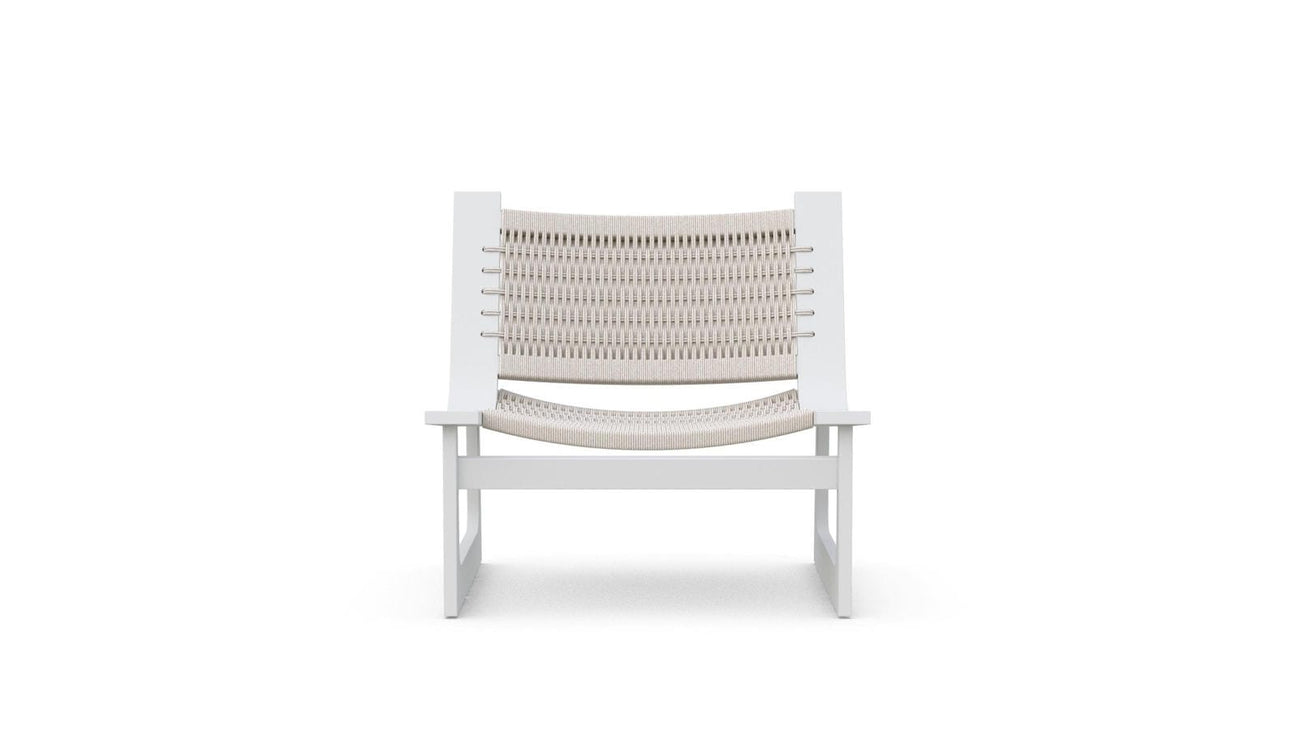 Cozumel Club Chair - White by Azurro Living