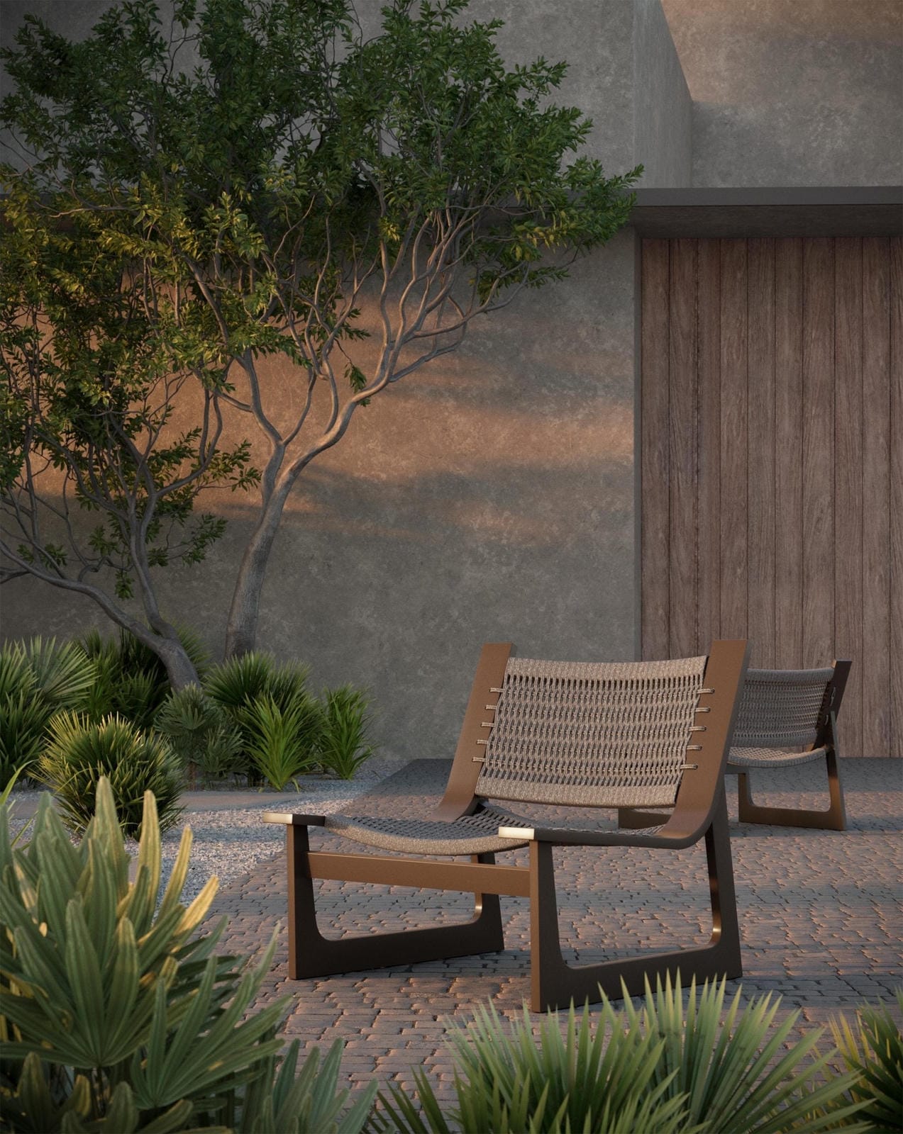 Cozumel Club Chair - Bronze by Azurro Living