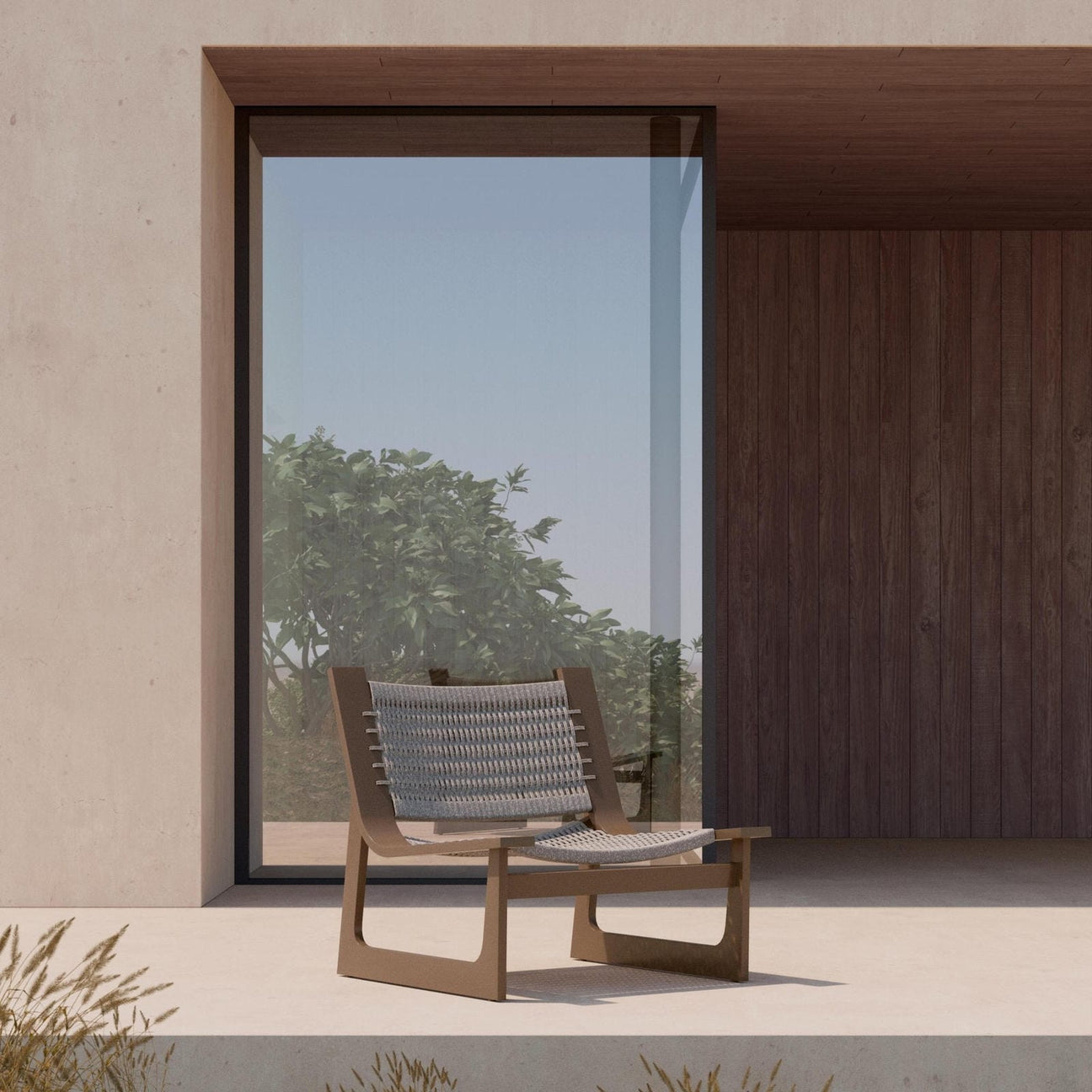 Cozumel Club Chair - Bronze by Azurro Living