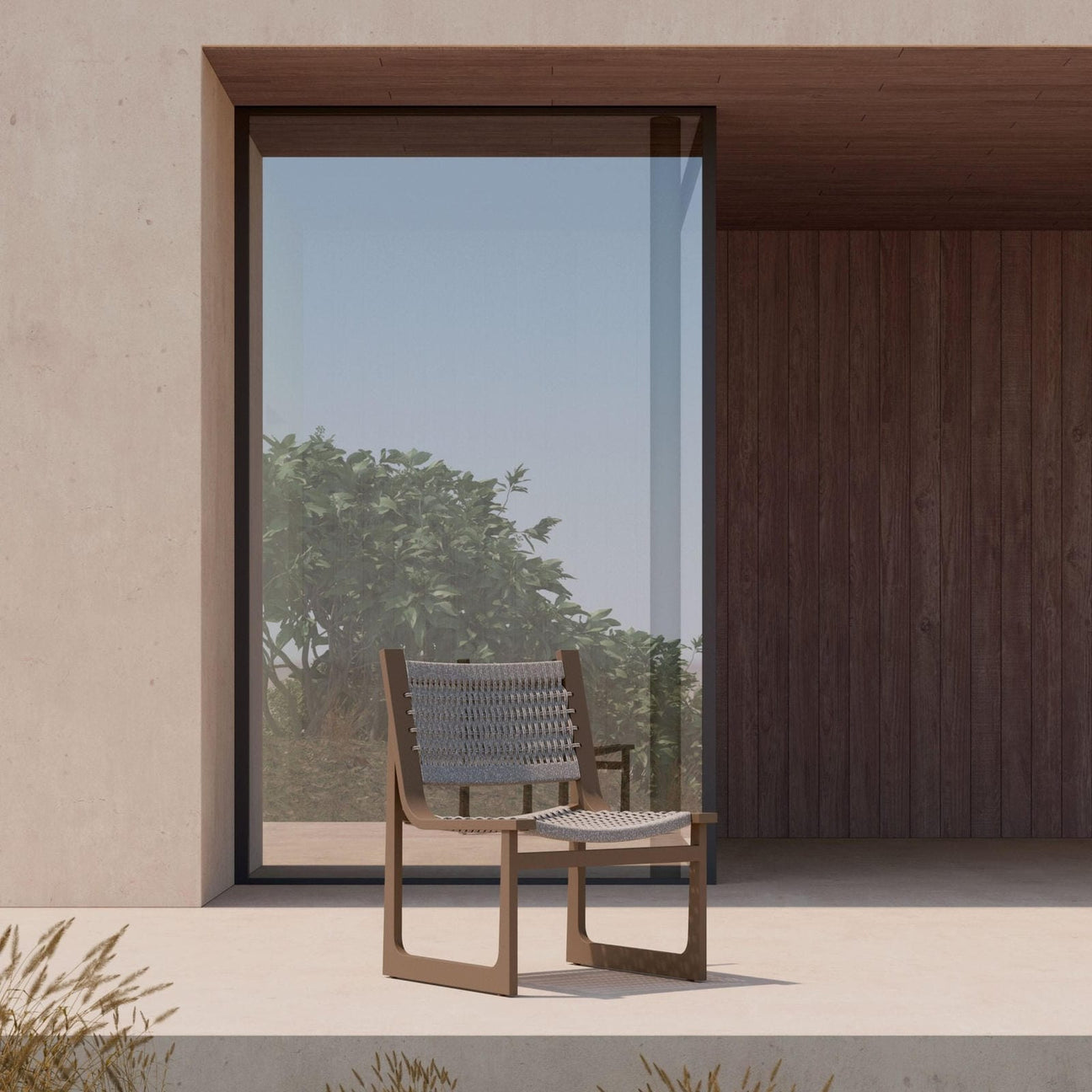 Cozumel Dining Chair (QTY 2) - Bronze by Azurro Living