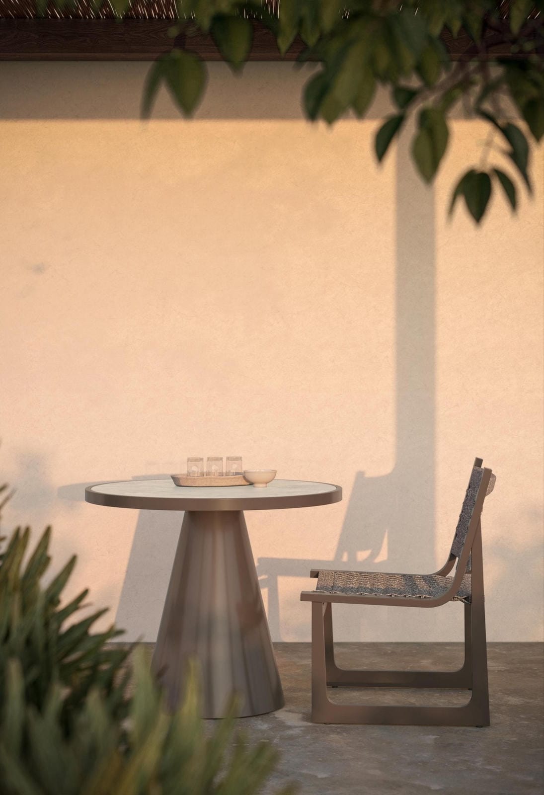 Cozumel Dining Chair (QTY 2) - Bronze by Azurro Living