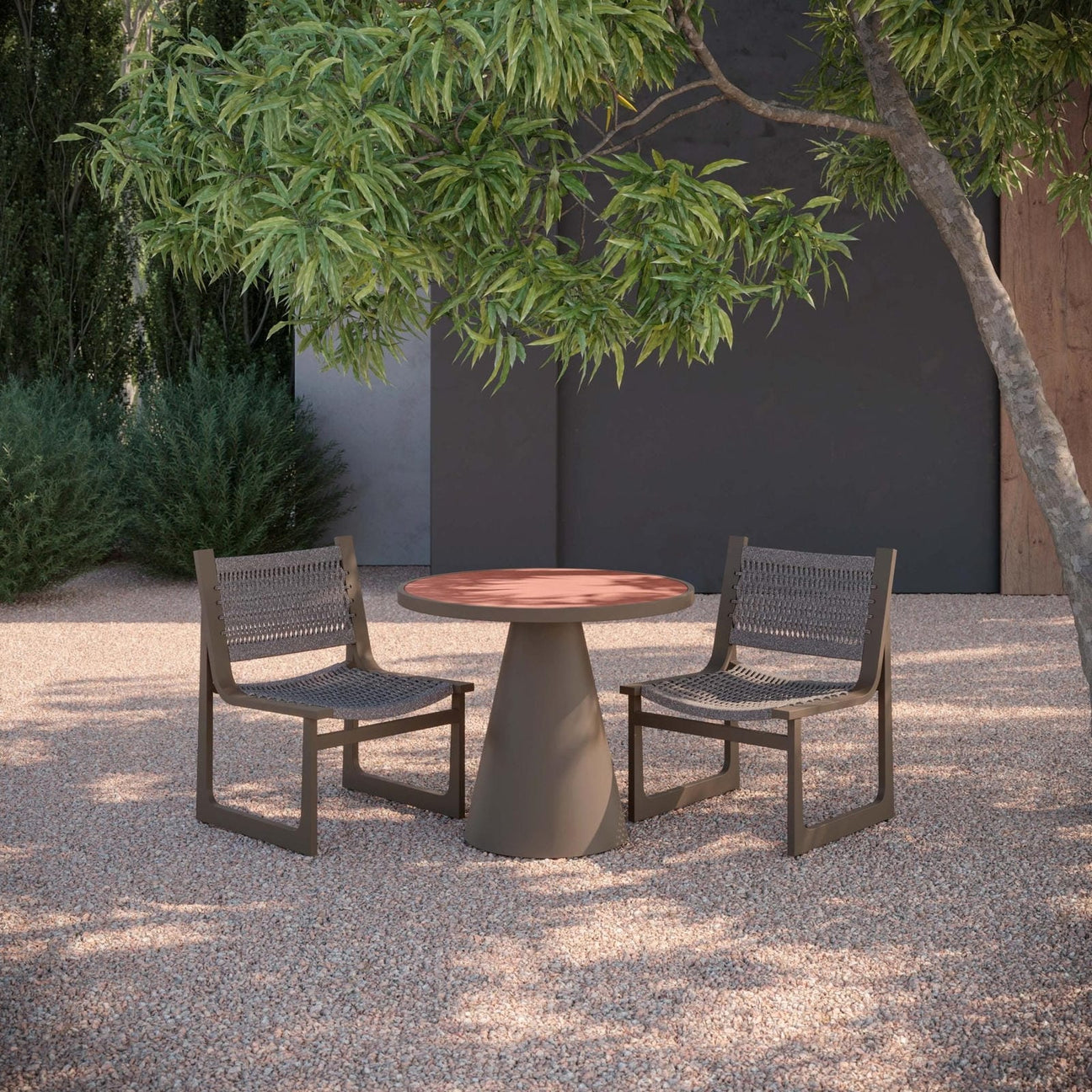 Cozumel Dining Chair (QTY 2) - Bronze by Azurro Living