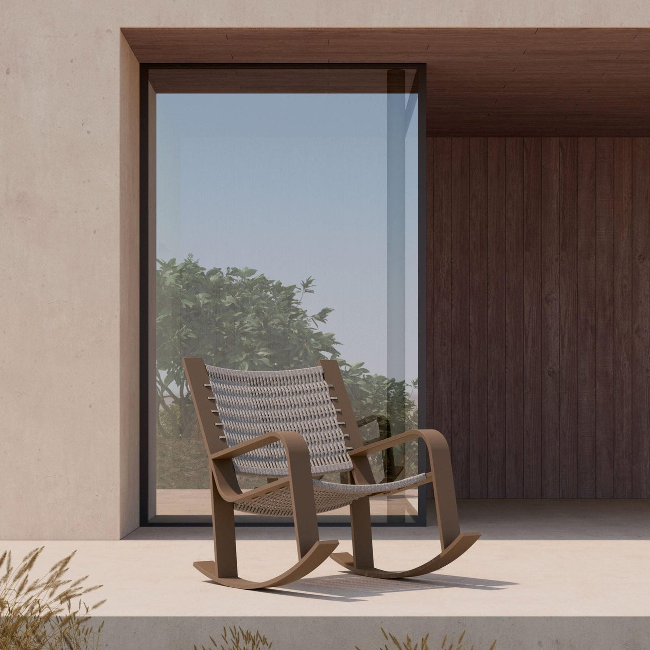 Cozumel Rocking Chair - Bronze by Azurro Living