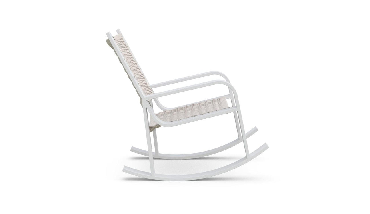 Cozumel Rocking Chair - White by Azurro Living