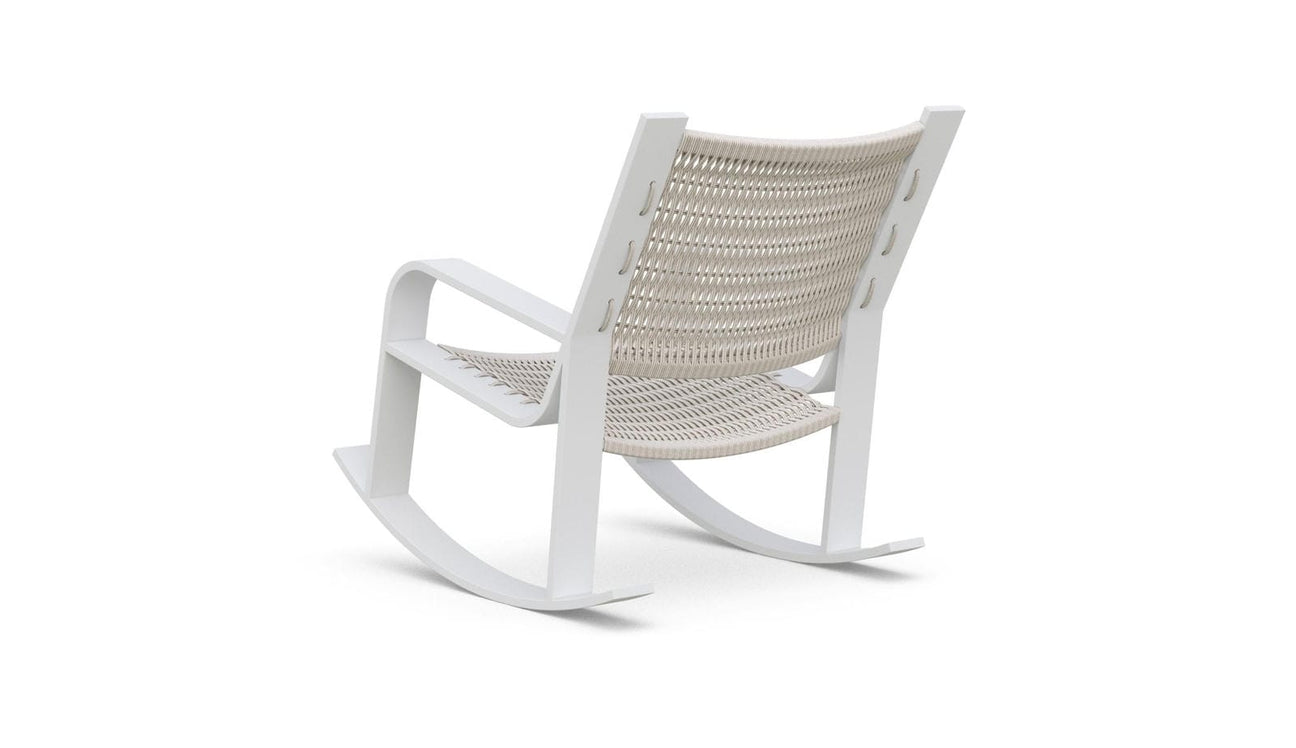 Cozumel Rocking Chair - White by Azurro Living