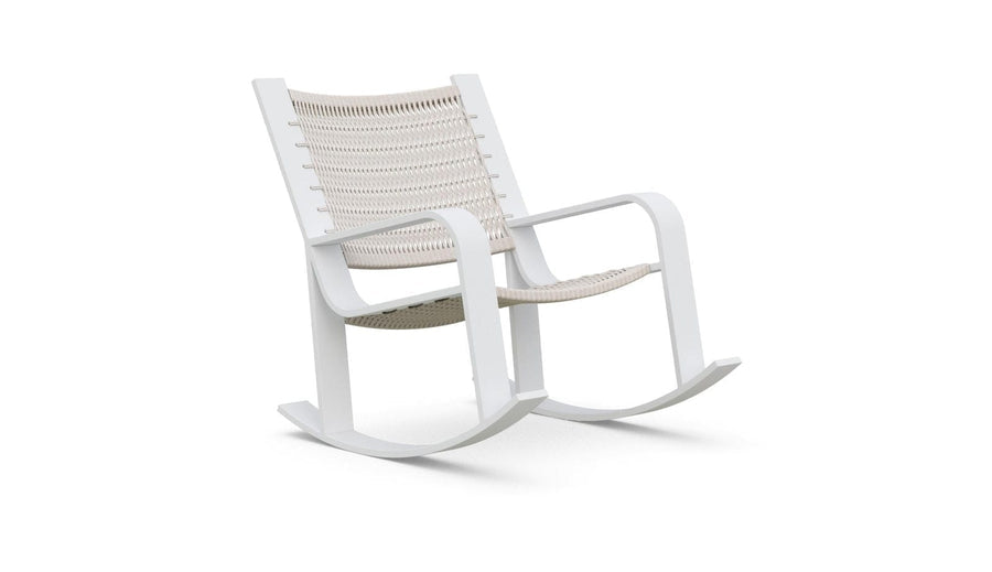 Cozumel Rocking Chair - White by Azurro Living