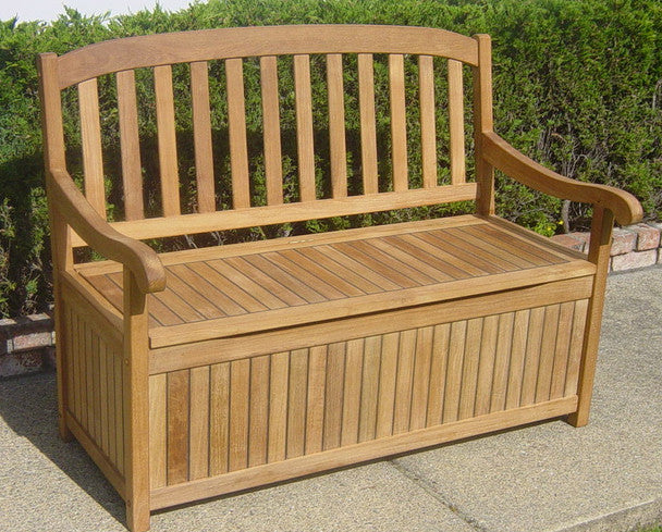 Teak Storage Bench By Classic Teak