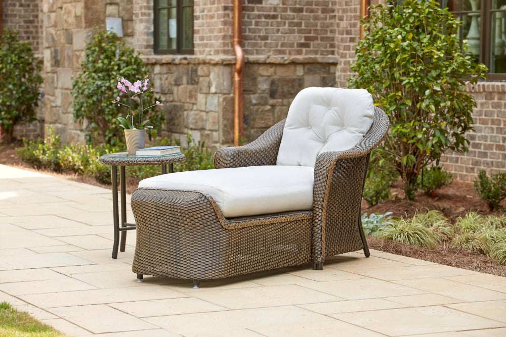 Lloyd Flanders Reflections Wicker Day Chaise - Thumbnail 4