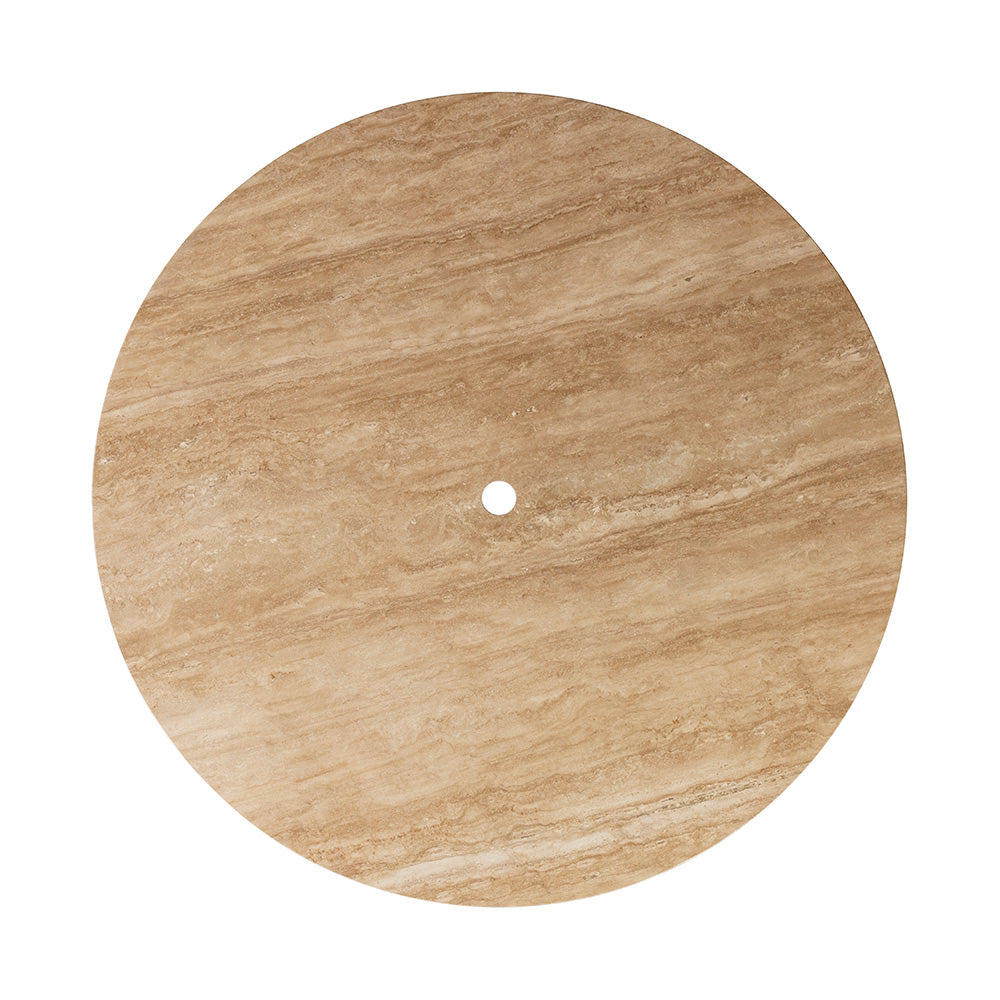 Grand Traverse 48” Round Umbrella Dining Table by Lloyd Flanders