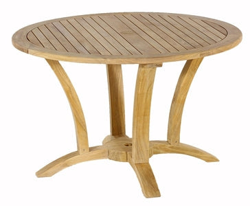 Deluxe Teak Dining Table 48" Round