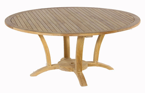 Deluxe Teak Dining Table 70" Round