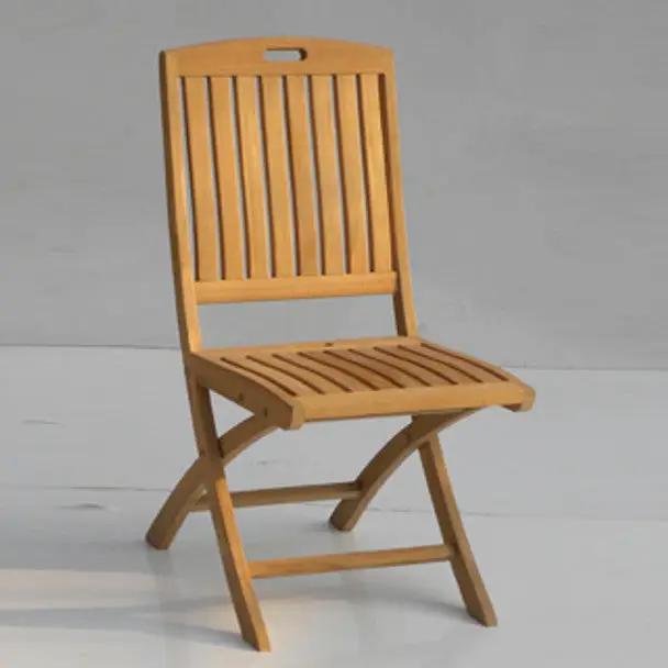 Stinson Folding Teak Side Chair