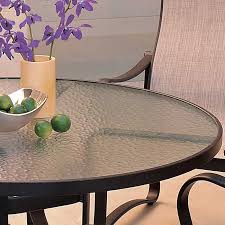 Acrylic 36" Round Umbrella Bar Table by Tropitone