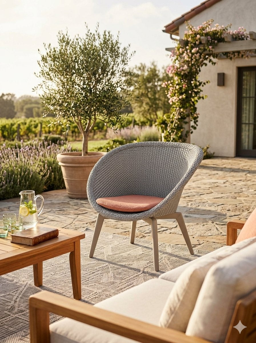 Nico Lounge Chair with Seat Cushion by Tropitone