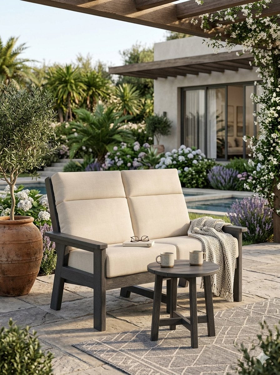 Harbor High Back Loveseat Frame by Tropitone
