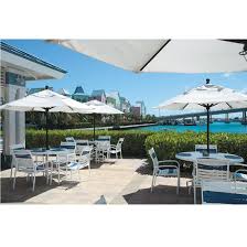 Portofino Octagon 8.5' Manual Lift Umbrella by Tropitone