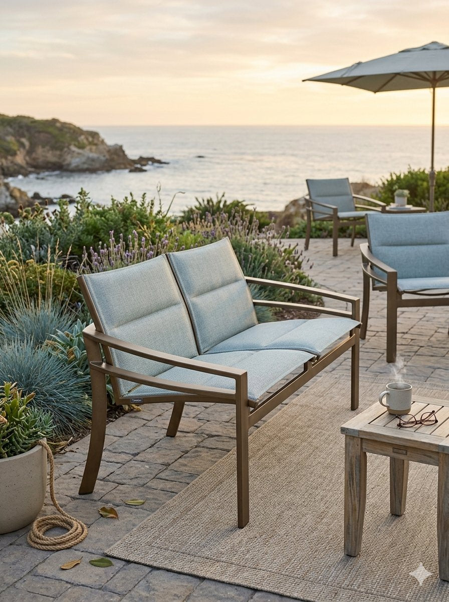 KOR Padded Sling Loveseat by Tropitone
