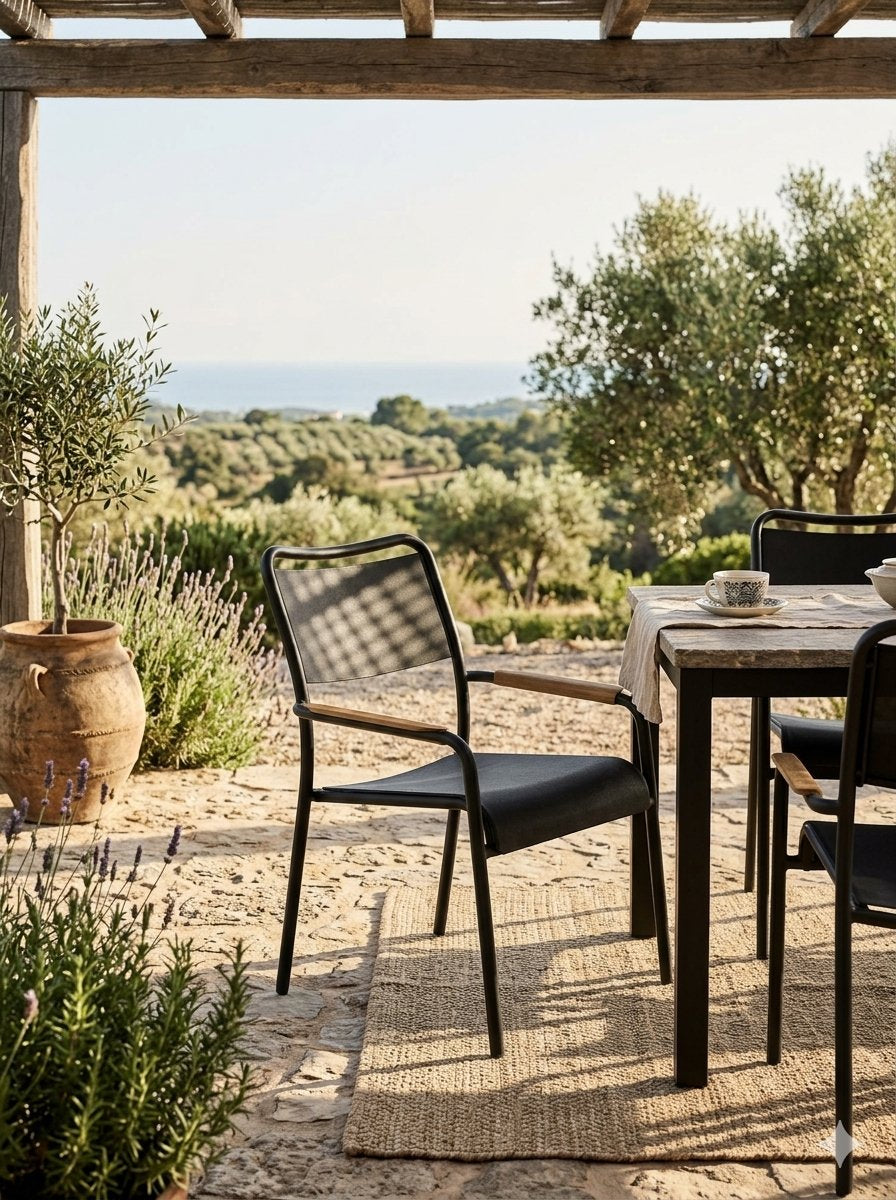 Cove Solid Back Dining Chair by Tropitone
