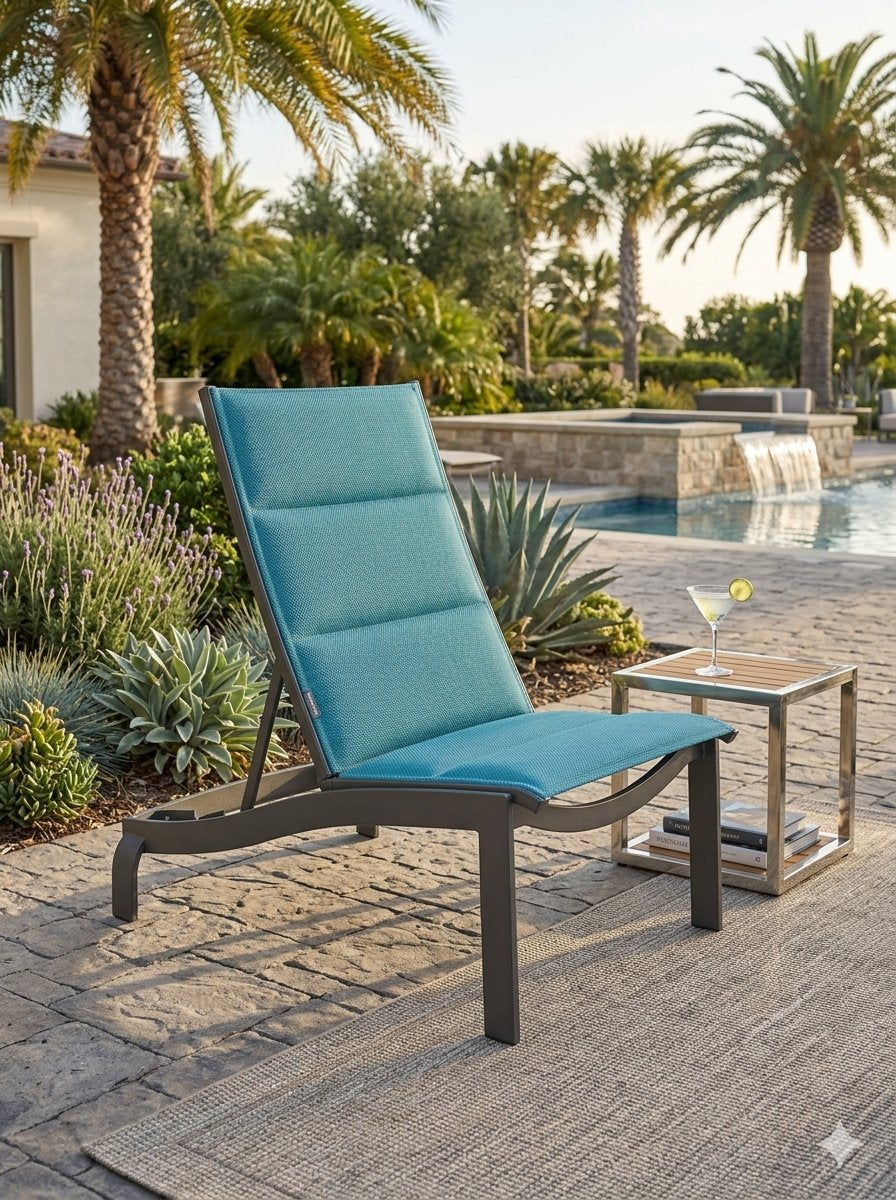 KOR Padded Sling Armless Recliner by Tropitone