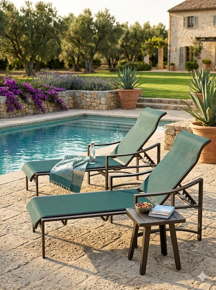 Kenzo Sling Chaise Lounge by Tropitone