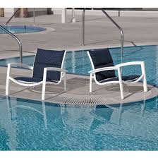 South Beach Padded Sling Spa Chair By Tropitone