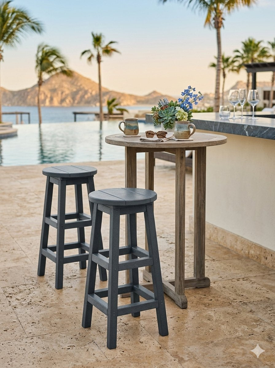 Harbor Backless Stationary Bar Stool by Tropitone