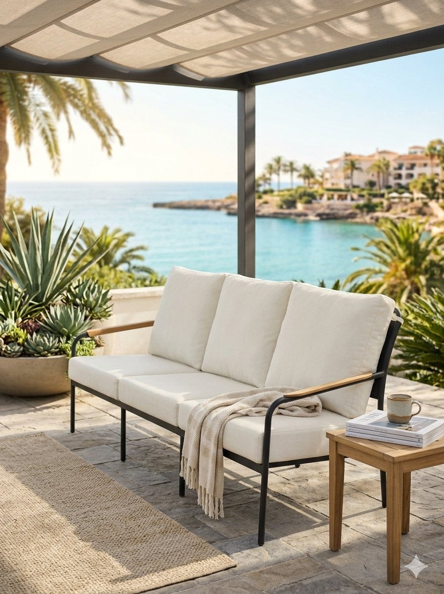 Cove Solid Back Cushion Sofa by Tropitone