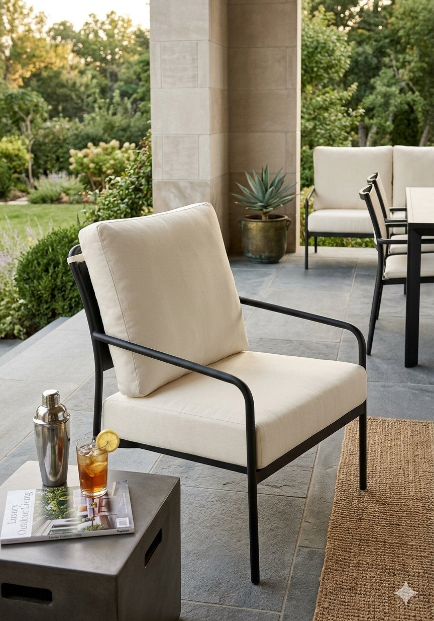 Kahana Solid Back Cushion Lounge Chair by Tropitone