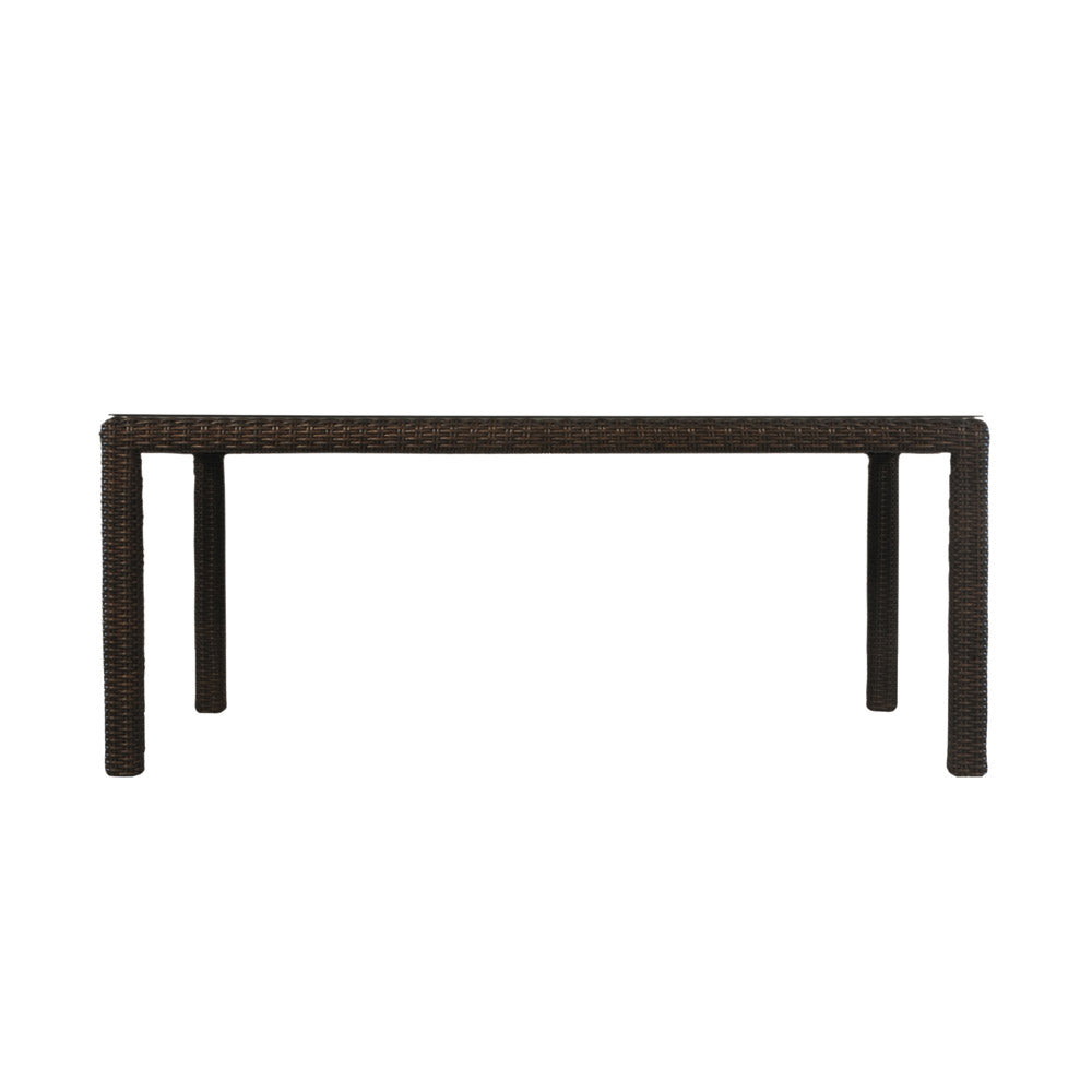 Mesa 72” Rectangular Umbrella Dining Table by Lloyd Flanders