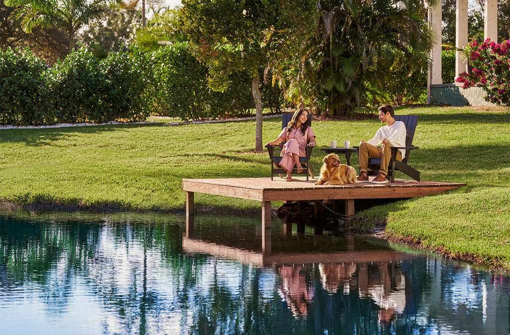 Shop 18″ Square Folding Table by Breezesta Classic Patio Furniture