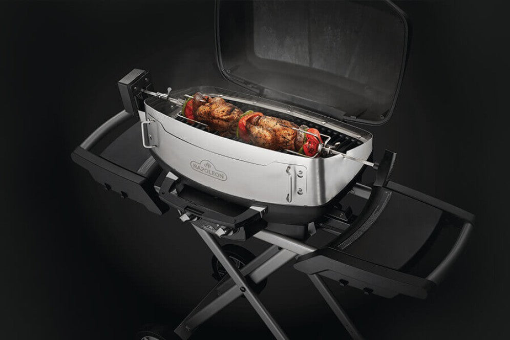 Heavy Duty Rotisserie and Shroud for PRO/TravelQ™ 285 Portable Grill Models by Napoleon