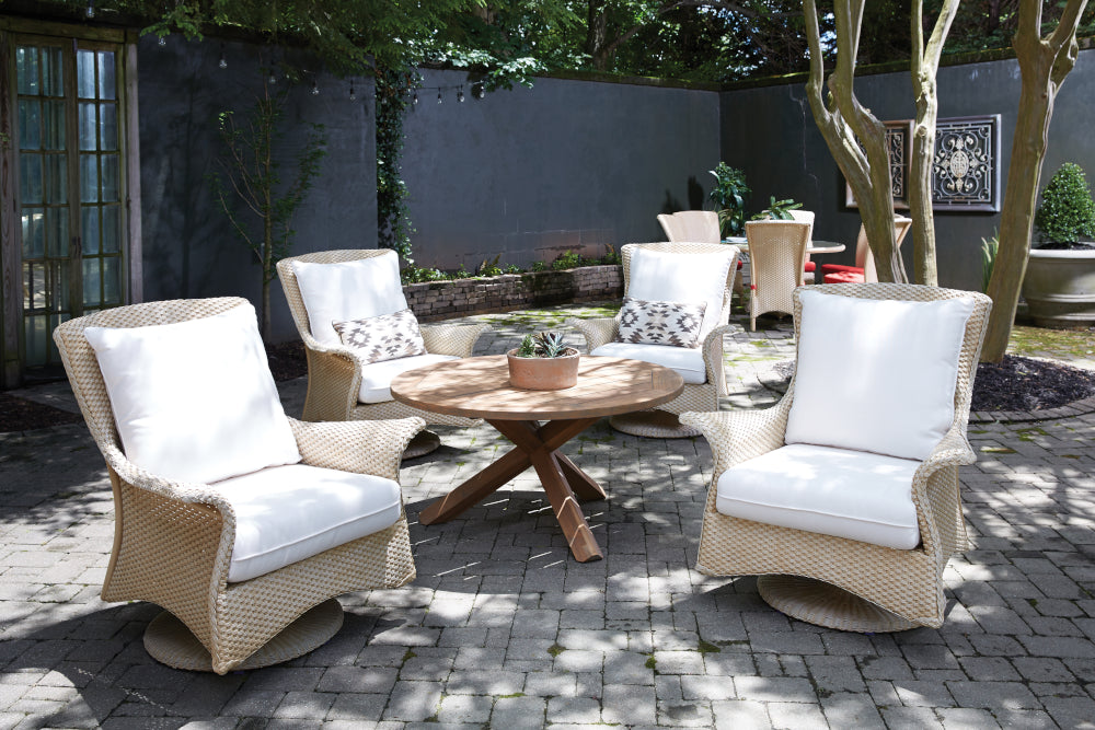 Mandalay Swivel Rocker Lounge Chair Replacement Cushion by Lloyd Flanders